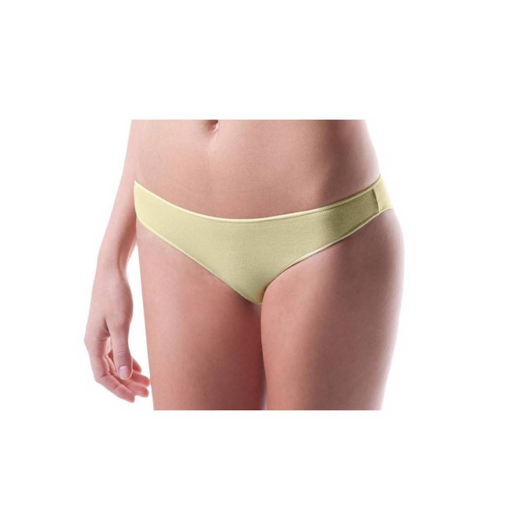Pack Di 12 Slip In Cotone Modello Brasiliana Intimo Donna Ass. Colori F6247 - L-XL-3