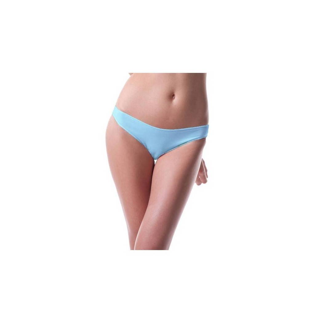Pack Di 12 Slip In Cotone Modello Brasiliana Intimo Donna Ass. Colori F6247 - L-XL-4