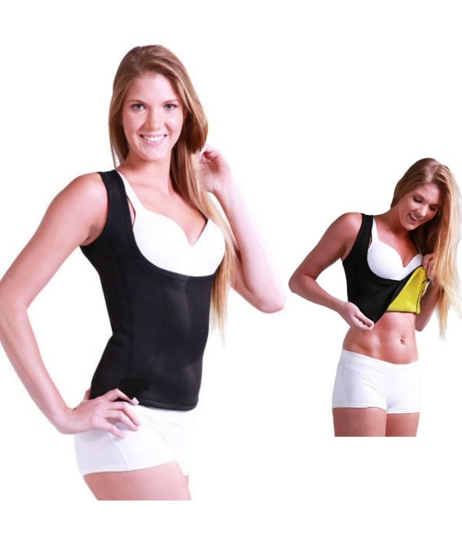 Canotta Donna Fitness Hot Shapers Palestra Neotex Pancia Piatta Perdi Peso - S-0