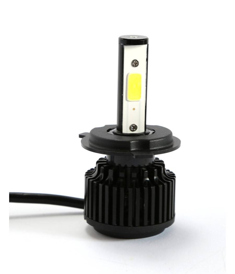 Kit H4 Lampade A Led Cree Full Led 2600 Lumen 6000k Digitale 12v 24v 24w Auto --1