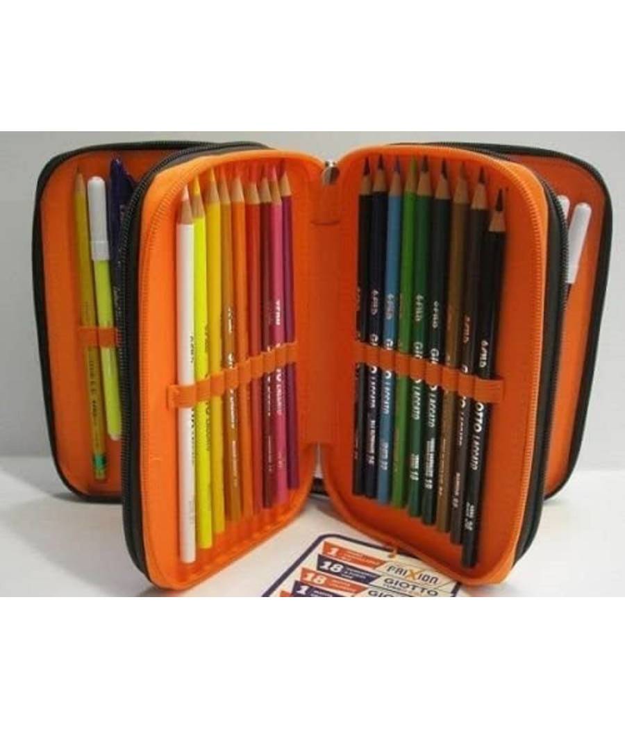 Astuccio Scuola Panini Wwf For Living Planet 3 Piani Chiusura A Zip Pieno Leone --1
