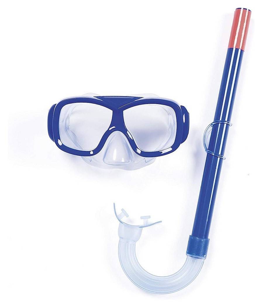 Set Maschera Per Snorkeling Con Boccaglio Bambini 7-14anni Colori Assortiti 24035 --1