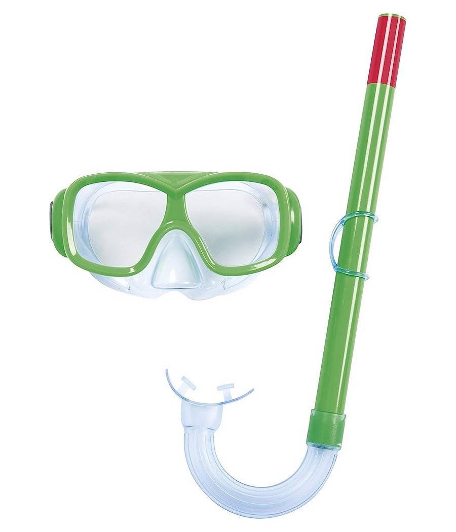 Set Maschera Per Snorkeling Con Boccaglio Bambini 7-14anni Colori Assortiti 24035 --2