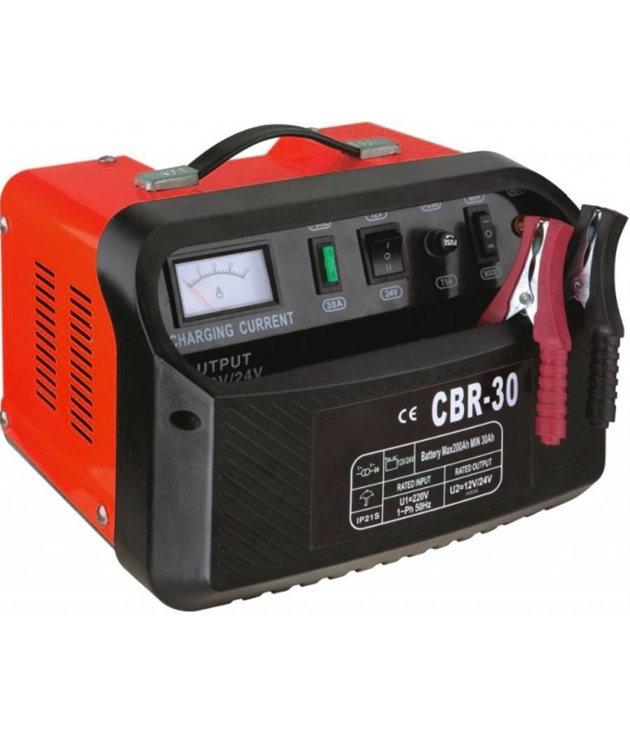 Carica Batterie Cb30s Auto Moto Camper Barca 12/24v 180w 12a 50hz Emergenza --0