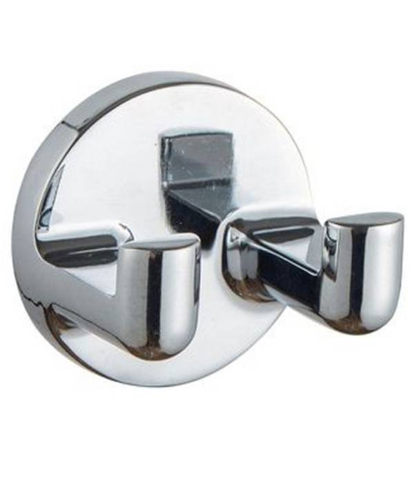 Appendino Gancio Doppio Appendi Porta Asciugamani Accappatoi Cromato Bagno 79802 -