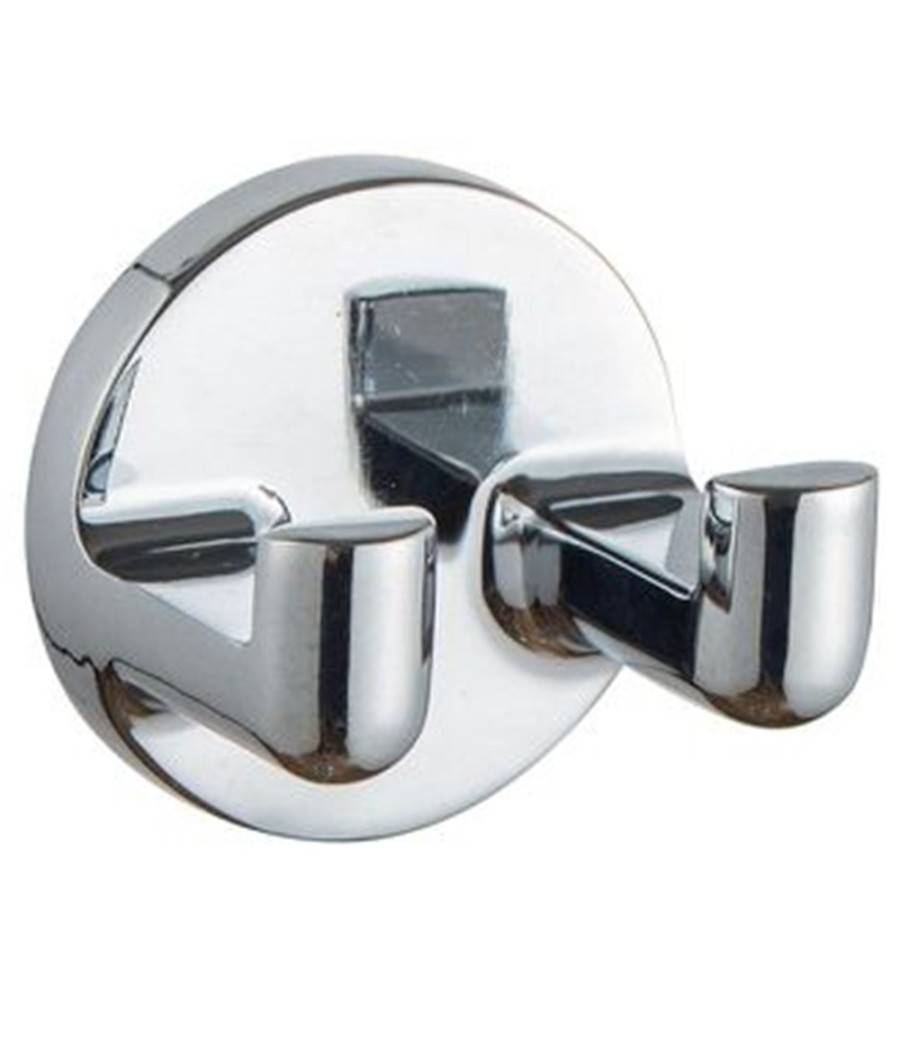 Appendino Gancio Doppio Appendi Porta Asciugamani Accappatoi Cromato Bagno 79802 --0