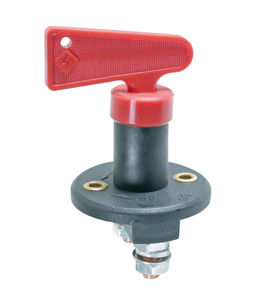 Staccabatteria Con Chiave 12 Volt Nautica Camper Auto Interruttore Switch --0