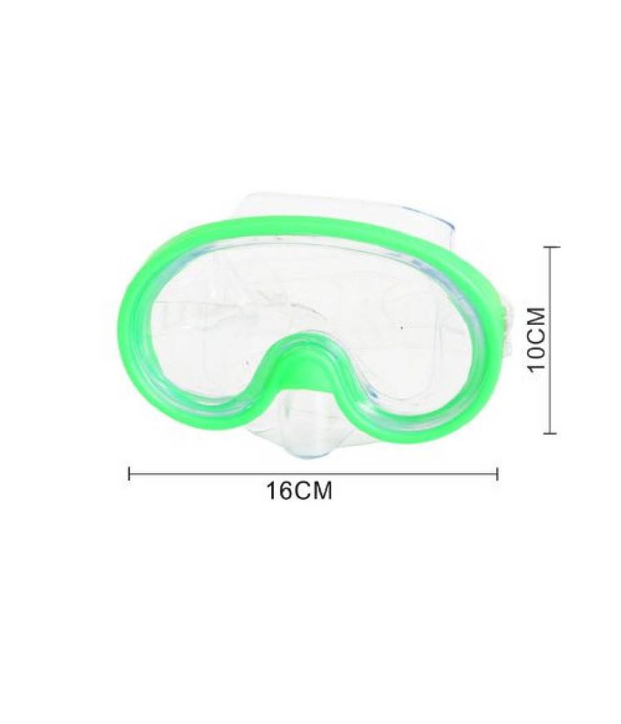 Maschera Da Nuoto Mare Sub Spiaggia Estate Snorkling 16x10cm Colori Vari 605416 --3