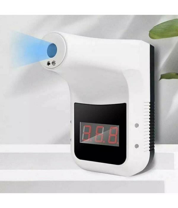 Termoscanner Ir Infrarossi Termometro Digitale Autonomo Da Parete Muro Febbre -