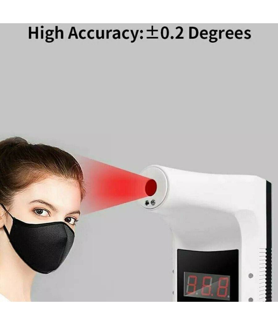 Termoscanner Ir Infrarossi Termometro Digitale Autonomo Da Parete Muro Febbre --3