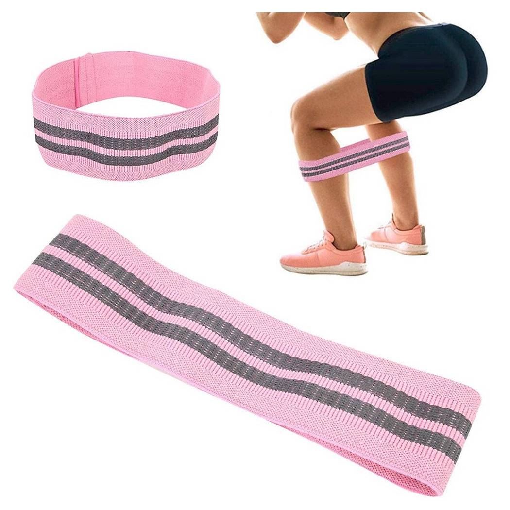 Fascia Elastica Esercizi Bande Resistenza Allenamento Yoga Fitness Antiscivolo - Blu M-0