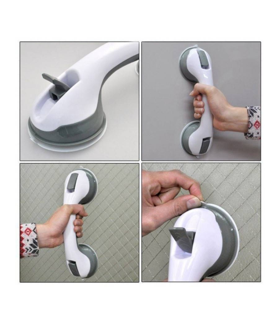Maniglia Di Sicurezza Bagno Con Attacco A Ventosa 26 Cm Per Anziani Disabili --2
