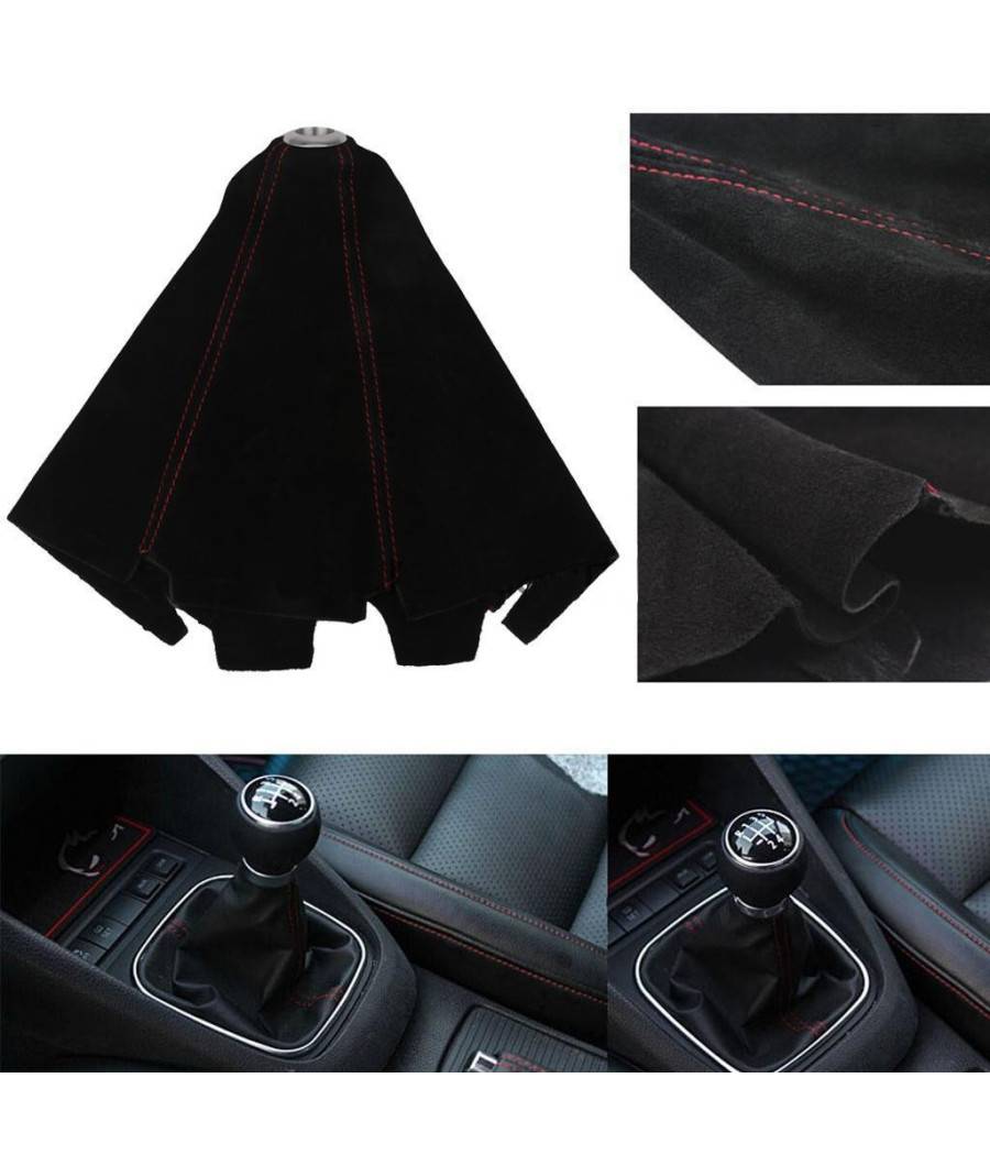 Cuffia Copri Leva Cambio Auto Antipolvere Universale In Similpelle --0