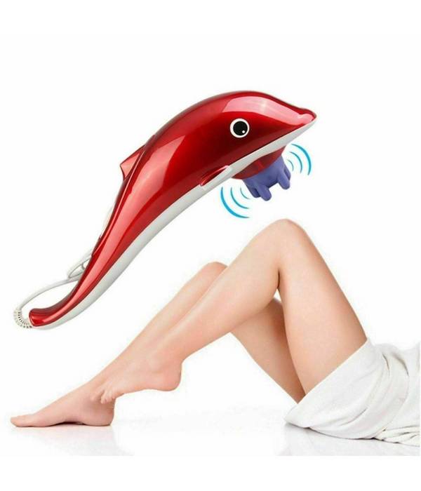 Massaggiatore Vibrante Delfino Rilassante Curativo Schiena Gambe Cervicale -