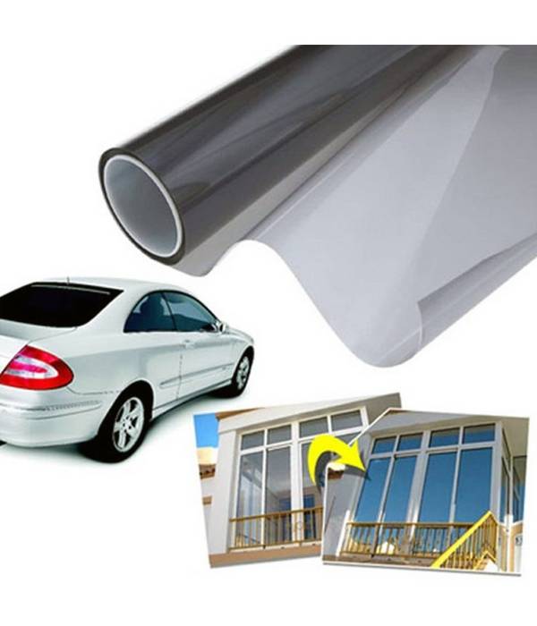 Pellicola Solare Oscurante Nera Per Lunotto Auto 20 X 150 Cm Protezione -