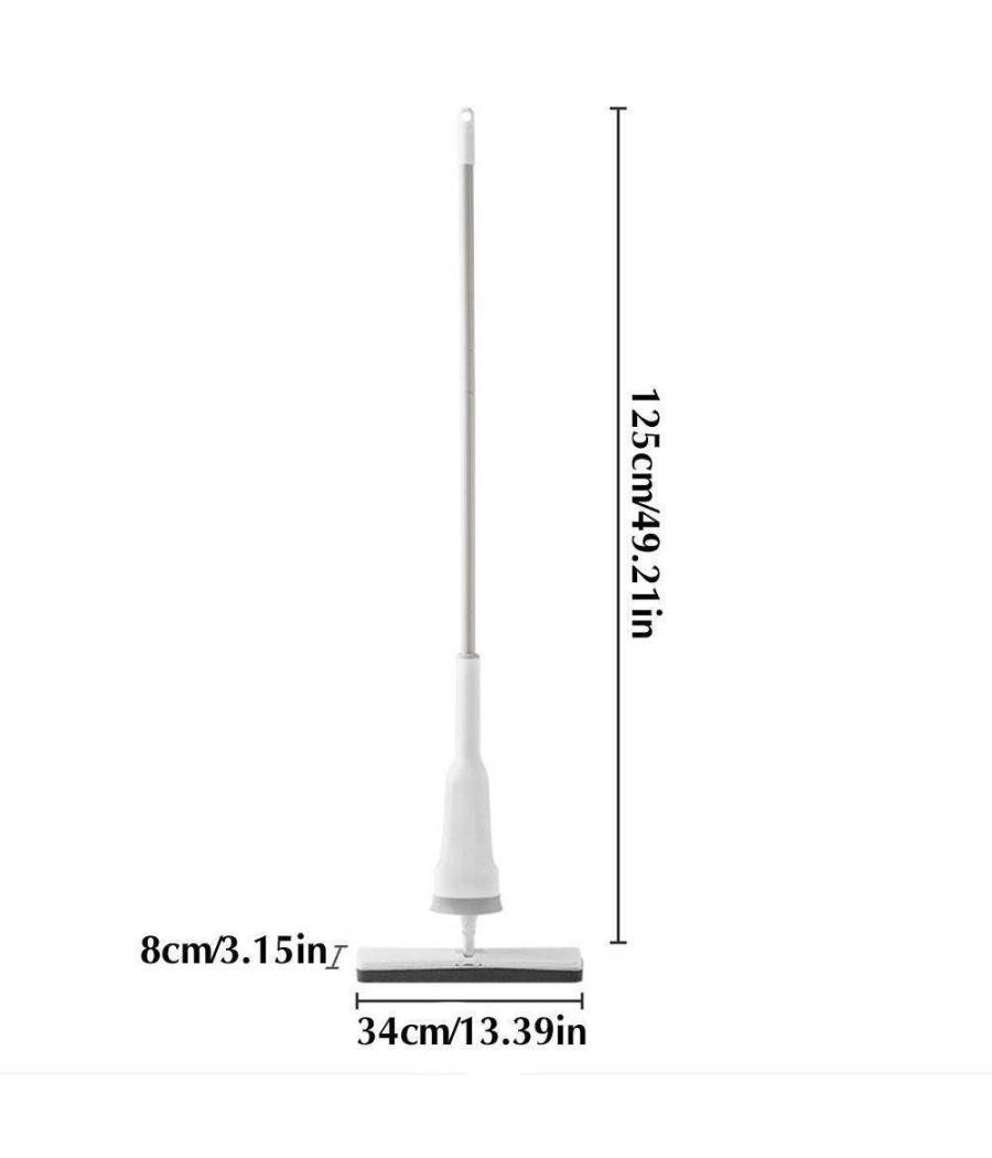 Mocio Lavapavimenti Autostrizzante Pieghevole Regolabile Con Panno In Spugna Mop --2