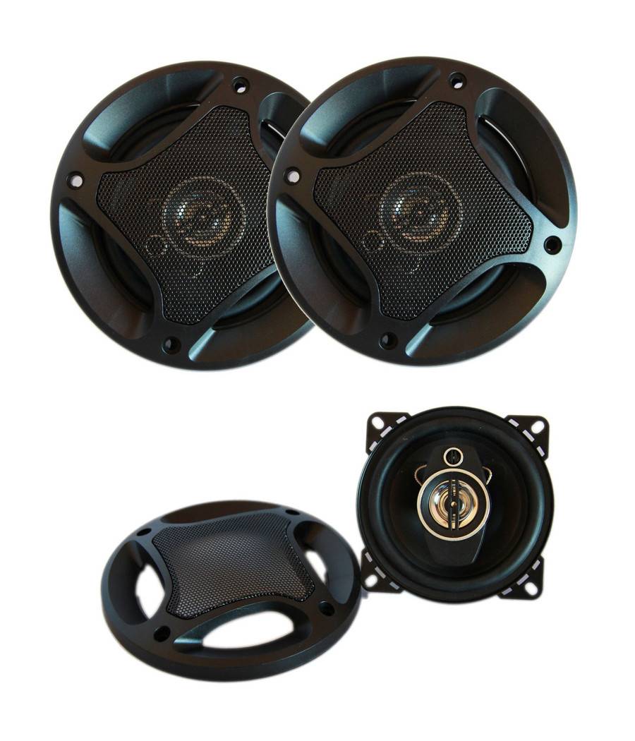 Kit Coppia Casse Auto 250 Watt 2 Vie 10cm Altoparlanti Speaker Automobile Ts1072 --0