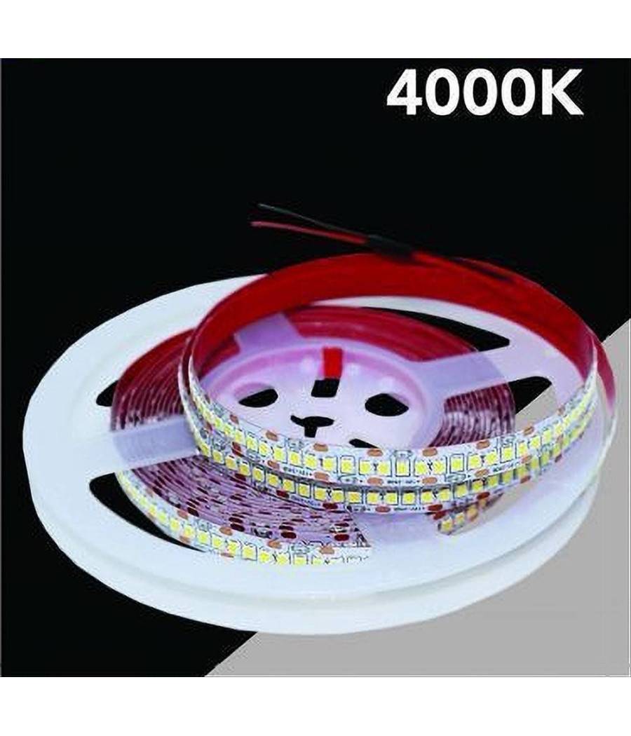 Striscia Led Smd 2835 Strip 5 Mt Bobina Luce Naturale Calda Fredda 2835 12v - -Bianco Naturale --1