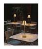 Lampada Tavolo Ricaricabile Usb 10 Watt 3 Colorazione Di Luce Vari Colori D27-3c - Oro