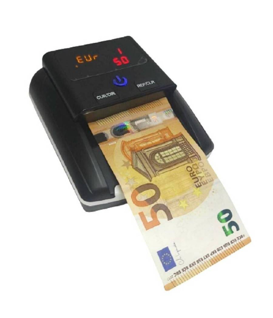 Rilevatore Conta Banconote False Verifica Soldi Falsi Nero Con Batteria Al Litio --0