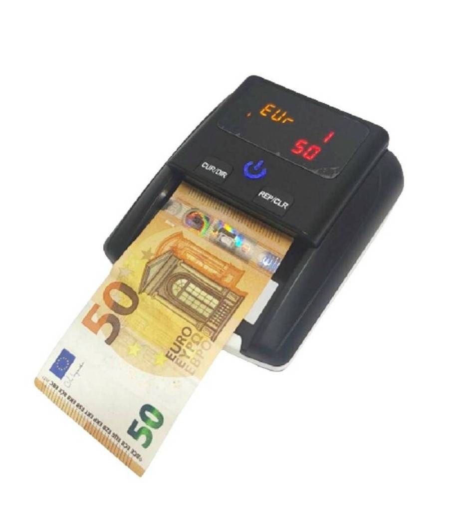 Rilevatore Conta Banconote False Verifica Soldi Falsi Nero Con Batteria Al Litio --1