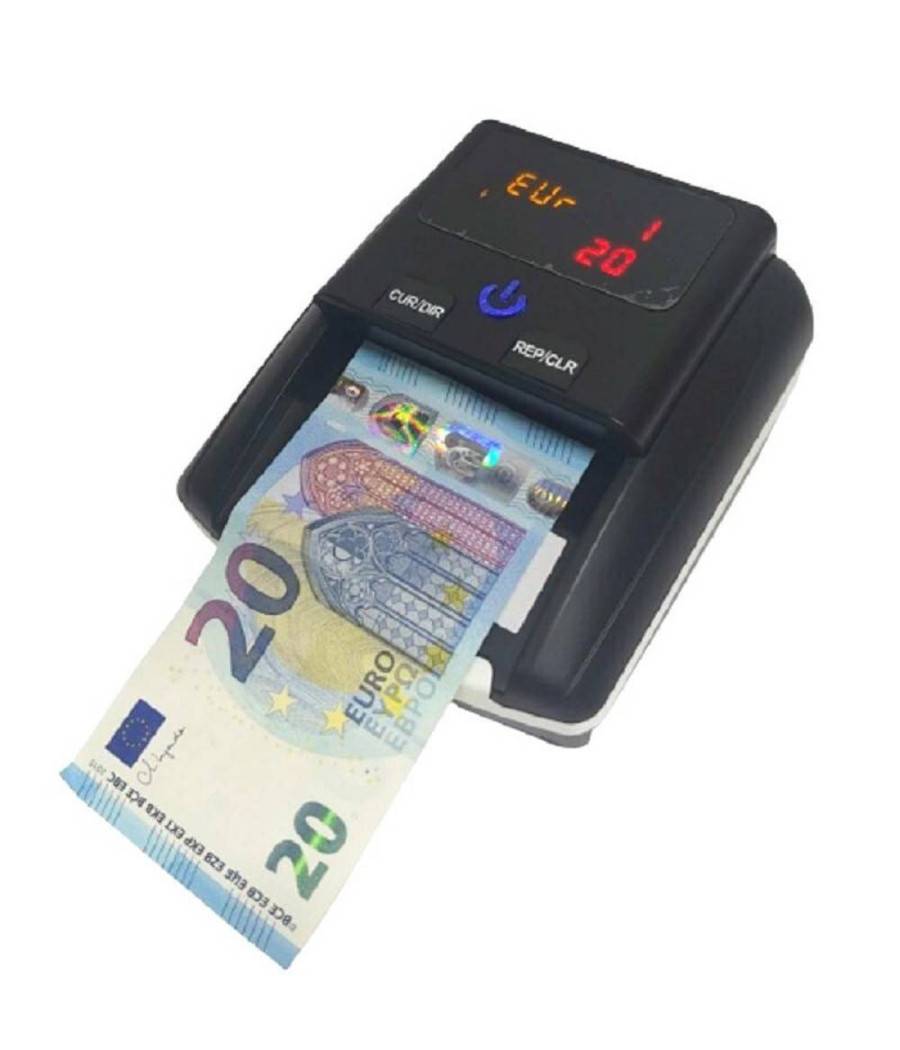 Rilevatore Conta Banconote False Verifica Soldi Falsi Nero Con Batteria Al Litio --2