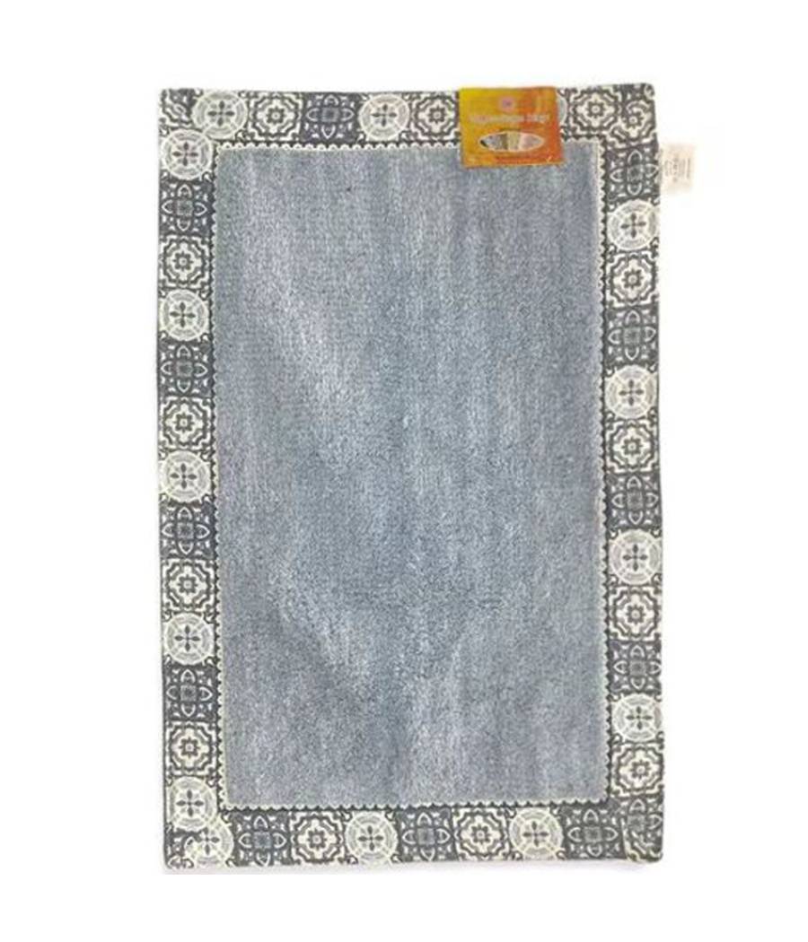 Tappeto Tappetino Bagno Assorbente Decorazione Maioliche In Vari Colori 50x80 Cm --0