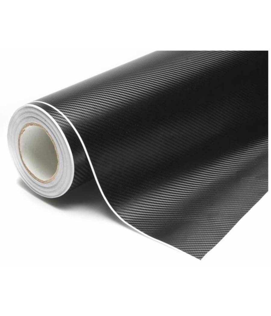 Pellicola Adesiva In Carbonio 3d Antigraffi Adesivo Car Wrapping Auto Moto - Nero -75X200 cm --1