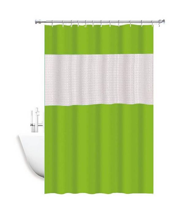 Tenda Doccia Vasca Impermeabile Antimuffa Verde 3d Giuntura 180 X 200 Cm 52133 -
