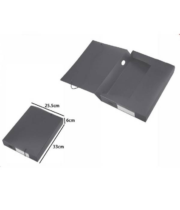 Portadocumenti Cartellina Cartella Molla Grigia Custodia 33 X 25.5 X 6 Cm 72214 -