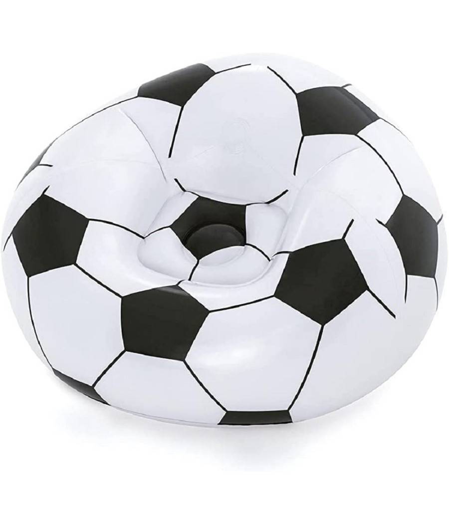 Poltrona Gonfiabile Pallone Da Calcio Poltroncina Soccer 114x112x66cm Sedia 75010 --1