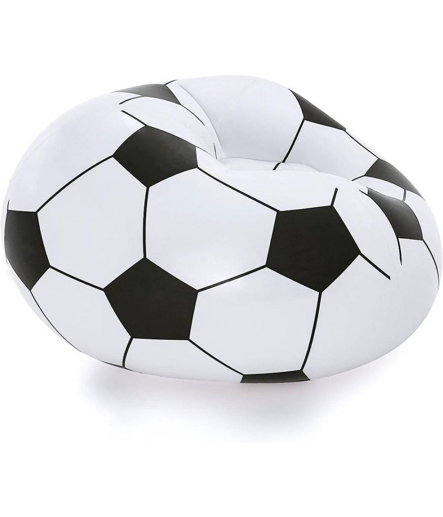 Poltrona Gonfiabile Pallone Da Calcio Poltroncina Soccer 114x112x66cm Sedia 75010 --2