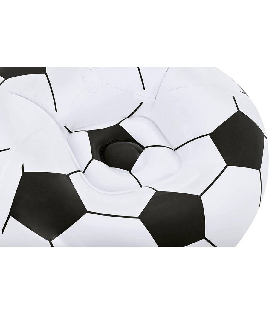 Poltrona Gonfiabile Pallone Da Calcio Poltroncina Soccer 114x112x66cm Sedia 75010 --3