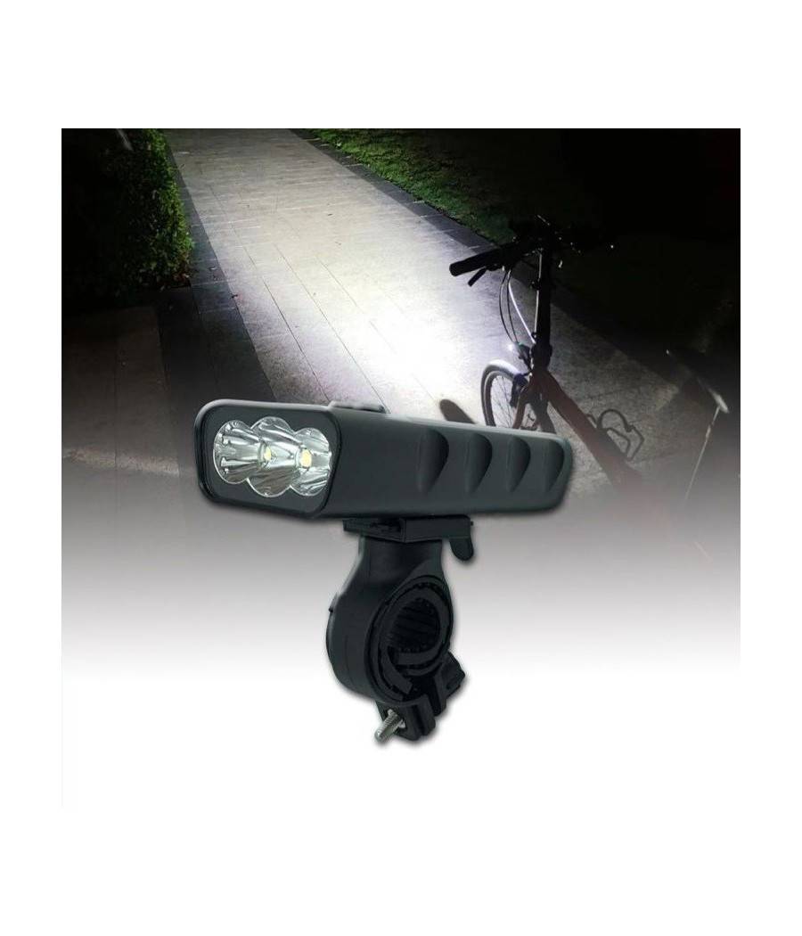 Torcia Luce Led Faro Fanale Per Bici Bicicletta Ipx6 Ricarica Micro Usb T-9287 --0