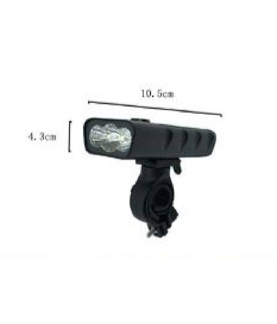 Torcia Luce Led Faro Fanale Per Bici Bicicletta Ipx6 Ricarica Micro Usb T-9287 --1