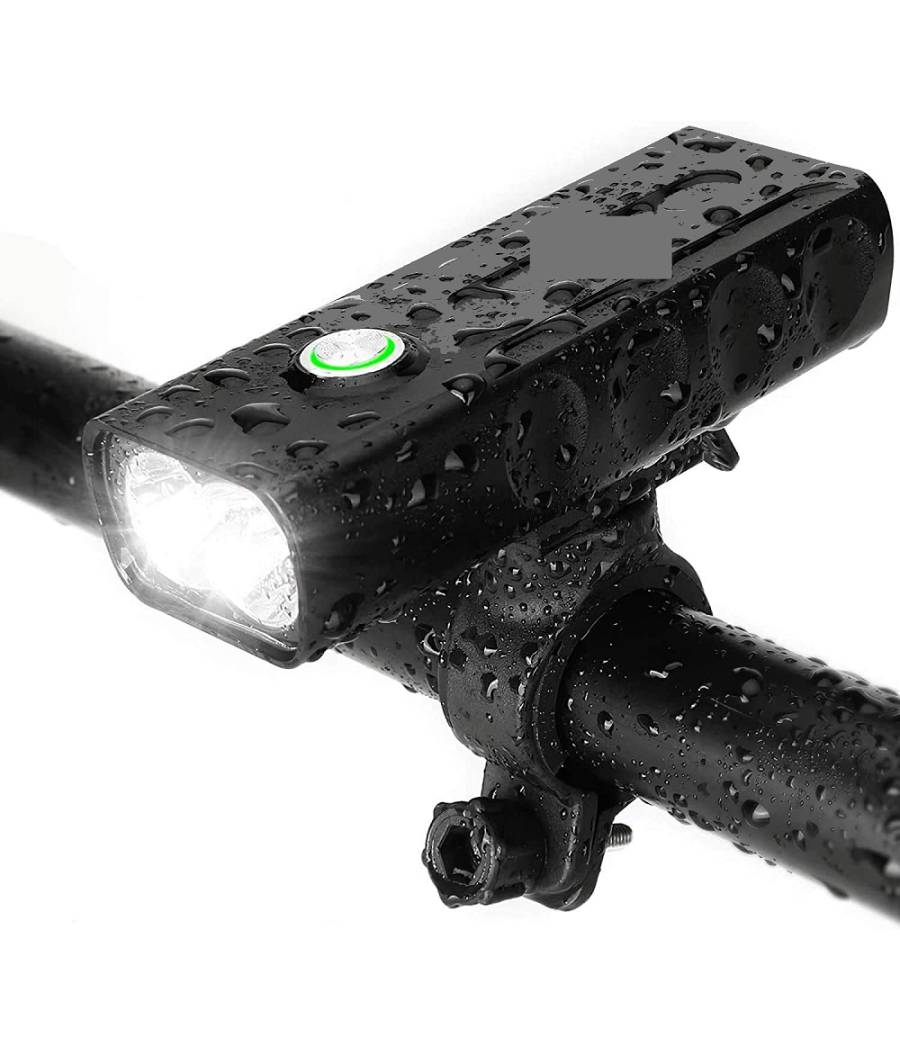 Torcia Luce Led Faro Fanale Per Bici Bicicletta Ipx6 Ricarica Micro Usb T-9287 --2