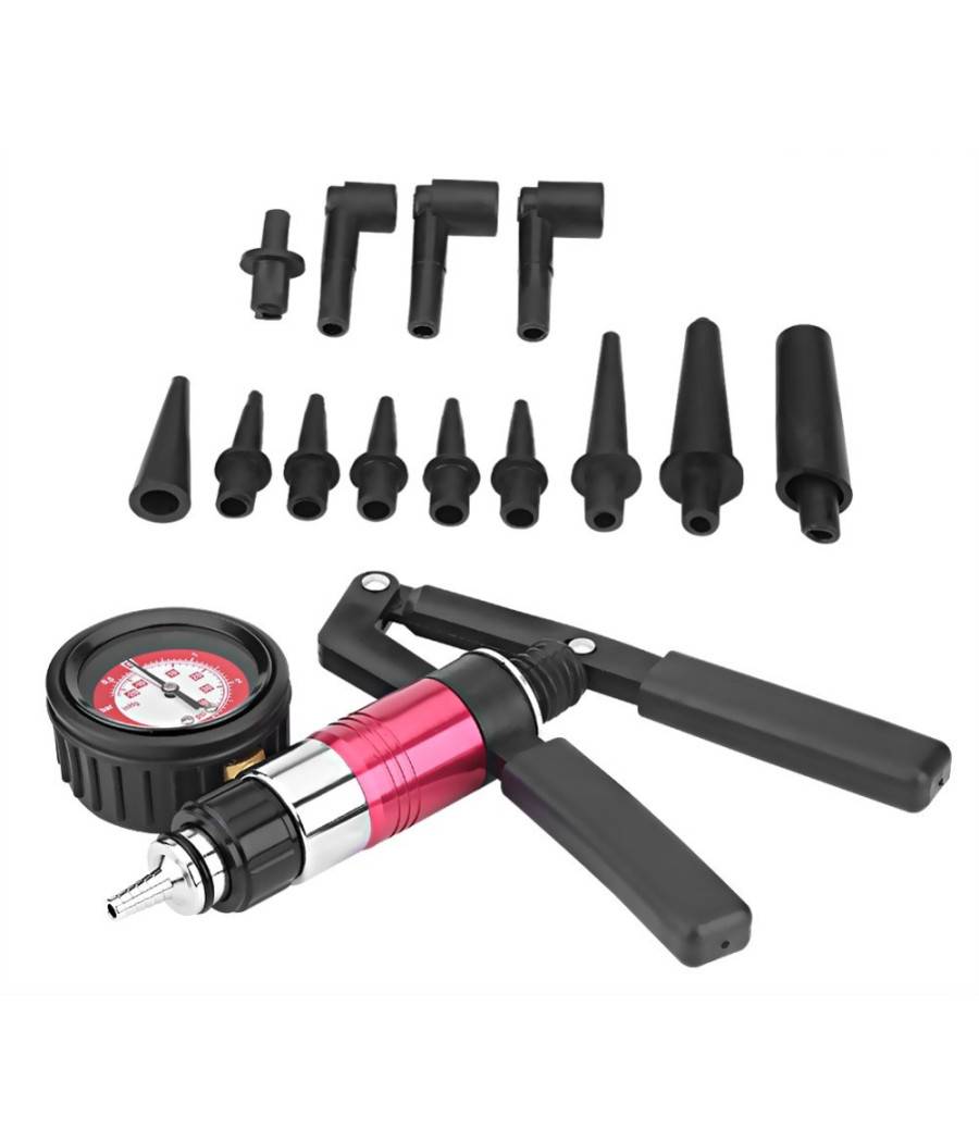 Kit Pompa Da Vuoto Manuale Per Spurgo Freni Frizione Auto Moto Tester --1
