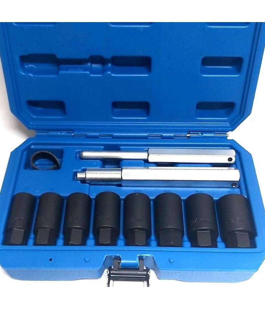 Set 10pz Bussole Coniche Smontaggio Cerchi In Lega Bulloni Antifurto Kit Bussola --0