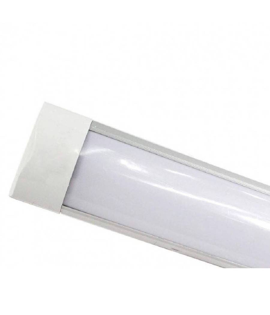 Plafoniera Led Slim 120 Cm Sottopensile Soffitto Luce Calda Fredda Naturale - -Bianco Naturale --0