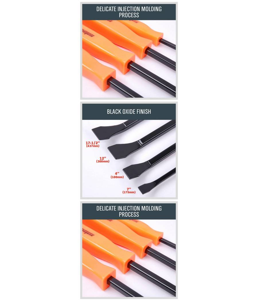 Leve Set 4 Pezzi Utensili Officina Meccanico Gommista Carrozzeria Carrozziere --2