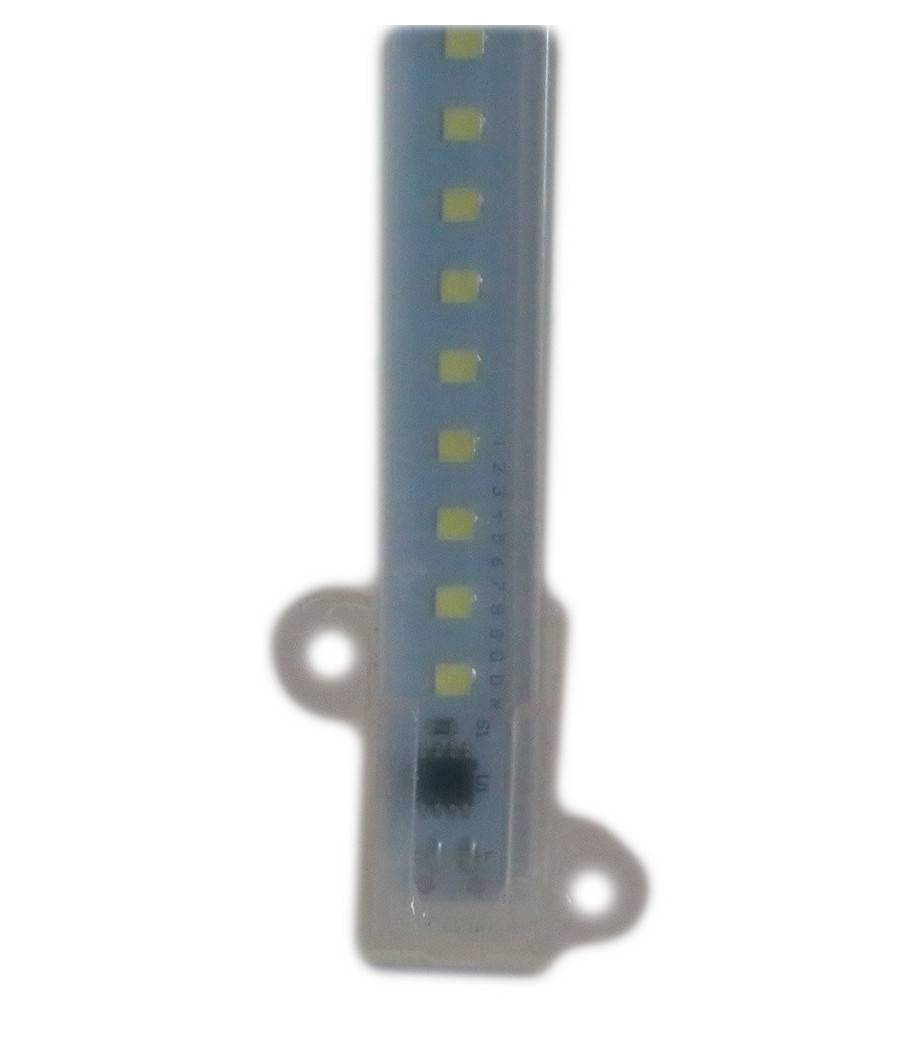 5 Striscie Led Smd 2835 Rigida Barra Profilo 15w 1 Mt Luce Calda Fredda 12v - -Bianco Caldo --2