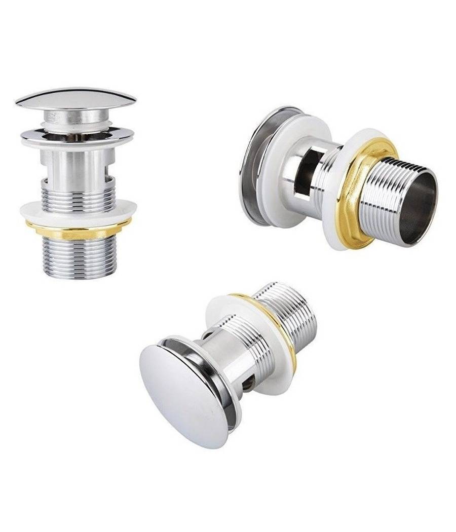 Tappo A Piletta Scarico Universale Vasca Bagno Lavabo Bidet Click Clack Pilette --1