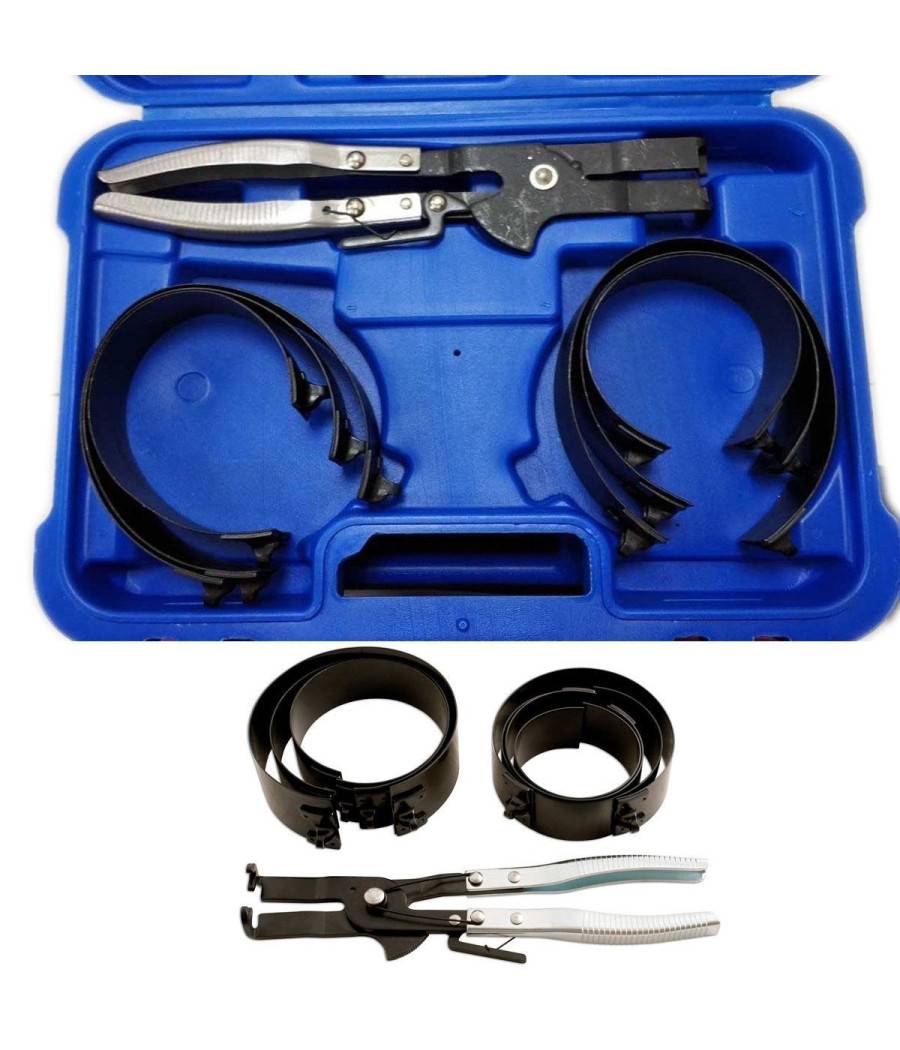 Set Anelli Raschia Olio Kit 7 Pz 73-111mm Per Pistoni Ring Automobile Pinza --0