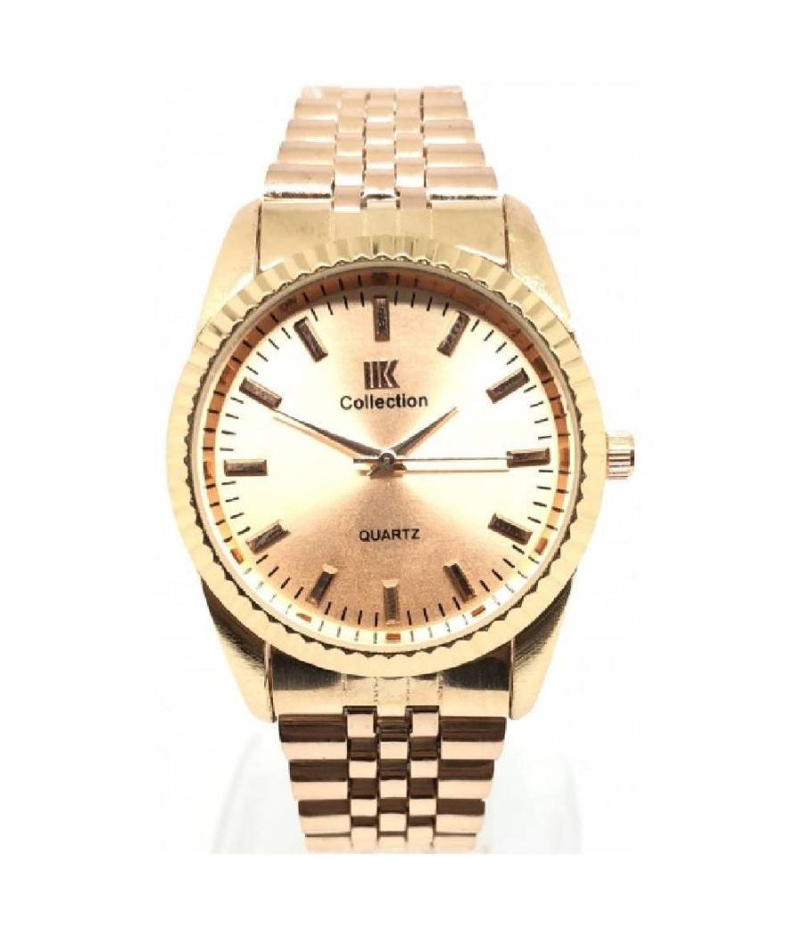 Orologio Da Polso Ik Collection Uomo Donna Analogico Quarzo Rosa Quadrante Rosa --0