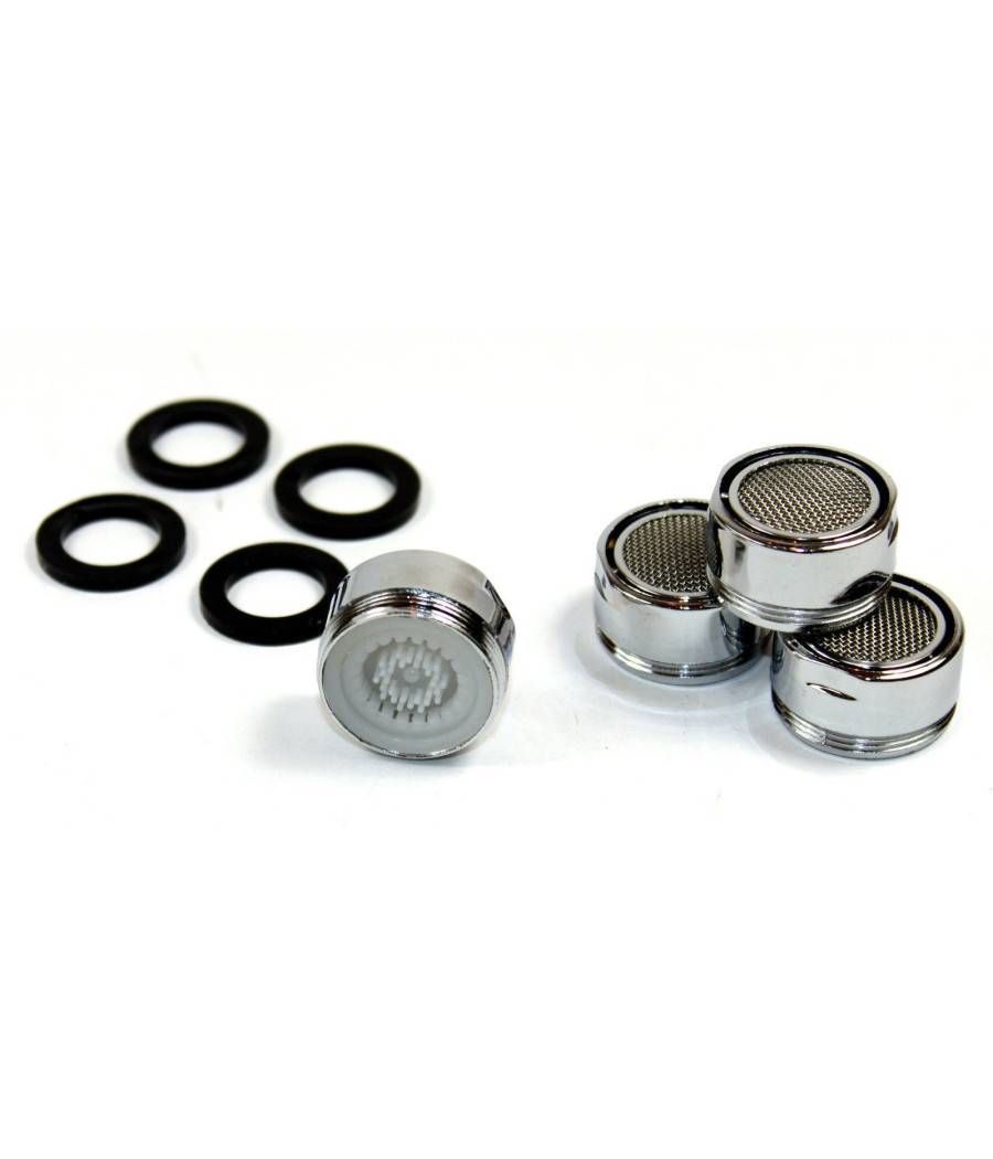 Set 12 Pezzi Filtri Filtrini Acqua Filettatura Guarnizione Aeratore Rompigetto --0