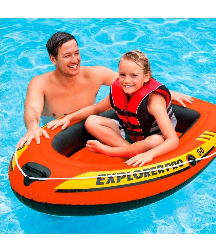 Canotto Gonfiabile Gommone 138 X 85 X 23 Cm 1 Posto Mare Fiume Piscina Explorer --0