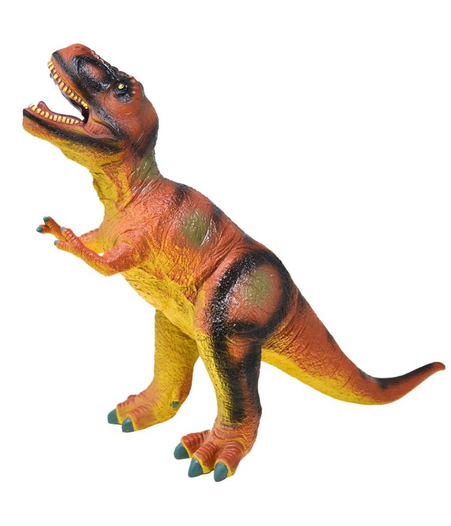 Dinosauro T Rex Gigante Grandezza 47cm In Gomma Dinosauri Giocattolo Bambini --0