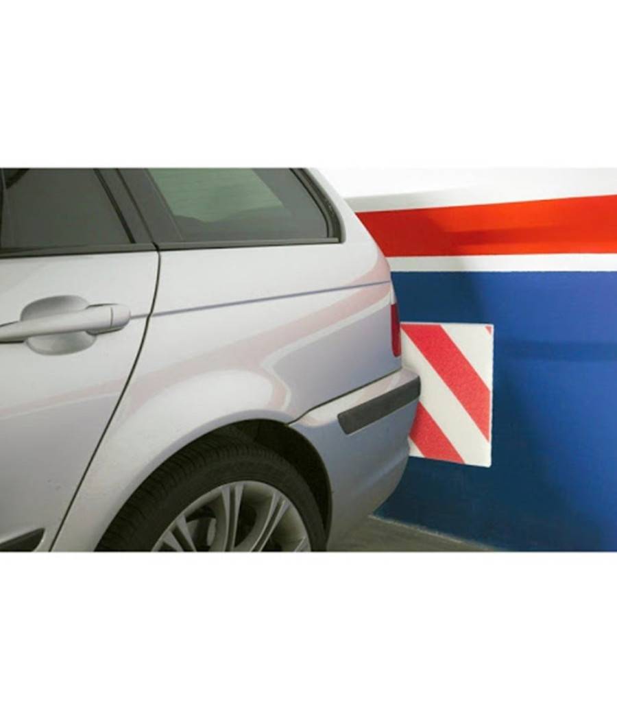 Set 2 Pannelli Adesivi Antiurto Per Garage Box Protezione Paraurti Auto 24x50cm --3