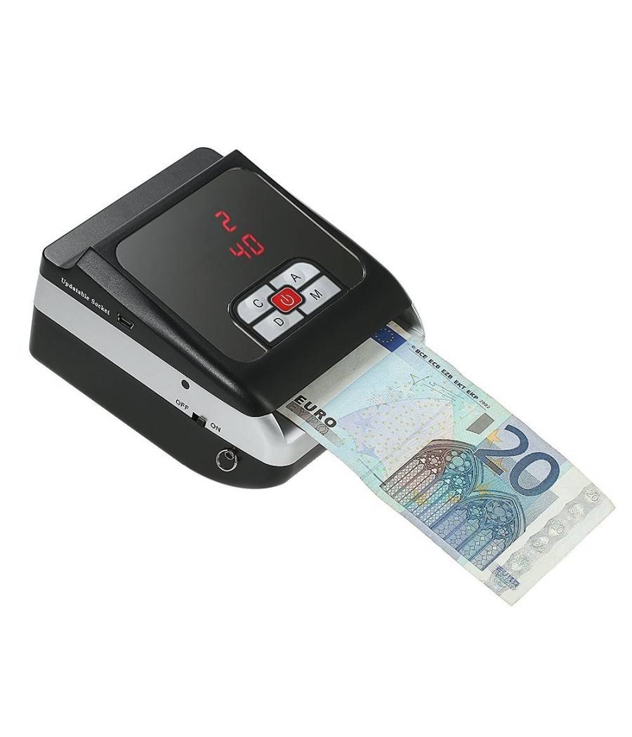 Mini Rilevatore Banconote False Verifica Conta Banconote A Batteria Litio --0