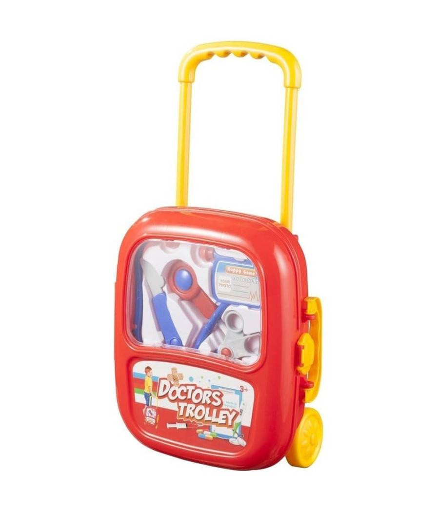 Valigetta Trolley Dottoressa Giocattolo Bambini Accessori Forbici Stetoscopio --1